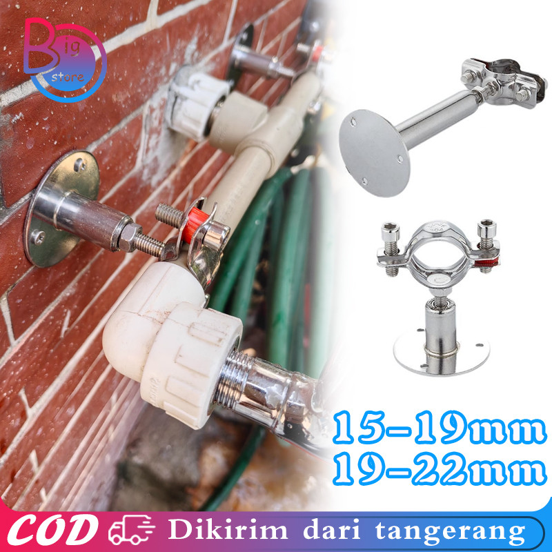 Pipe Clamp 304 Stainless Klem Gantung Pipa Hanger Clamp Pipa Holder Adjustable Hanger Clamp