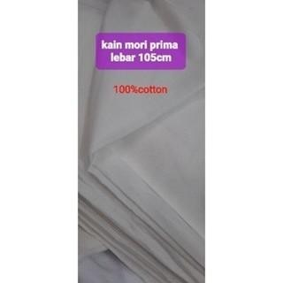 Kain Mori Prima Putih Untuk Membatik Tie Dye Shibori Jumputan Panjang 50cm Lebar 105cm Katun