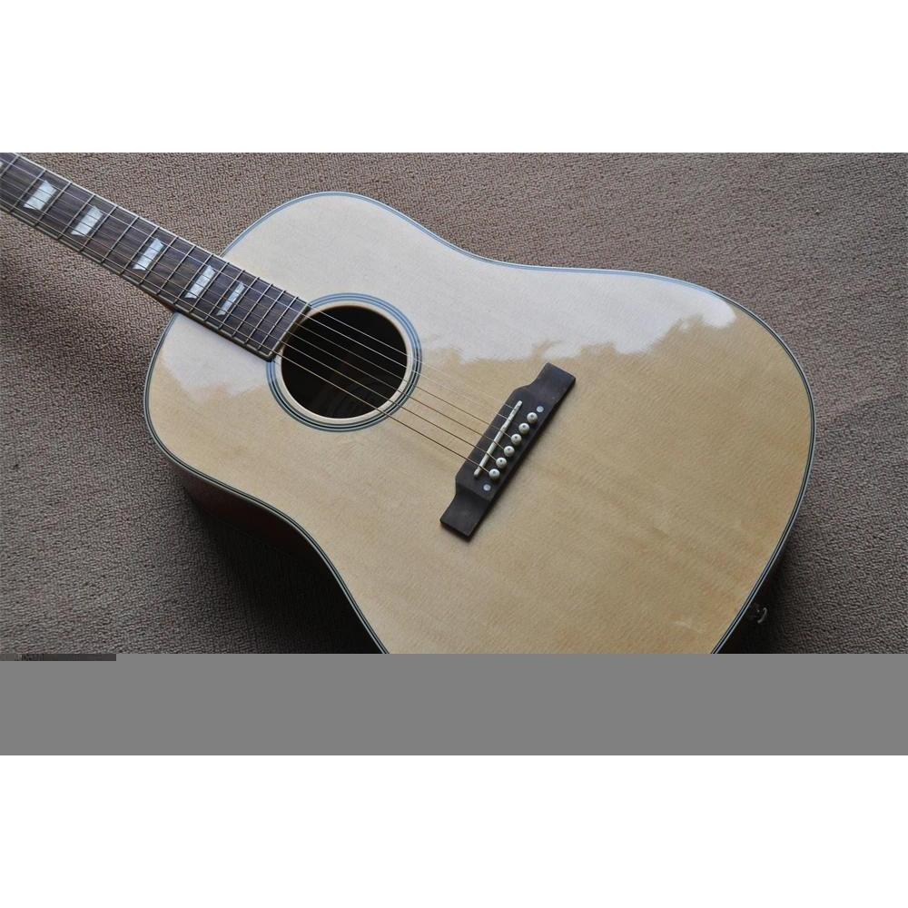 41 Solid Spruce top D Type J160 Acoustic Guitar real photos 418