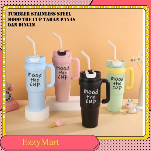 Tumbler Stainless Steel Tahan Panas Dingin 900ml / Tumbler Stainless Steel Mood The Cup