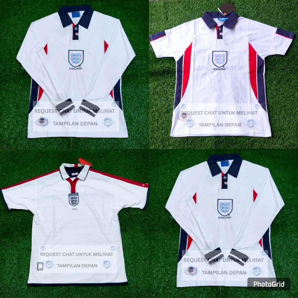 JERSEY BAJU BOLA INGGRIS HOME RETRO VINTAGE
