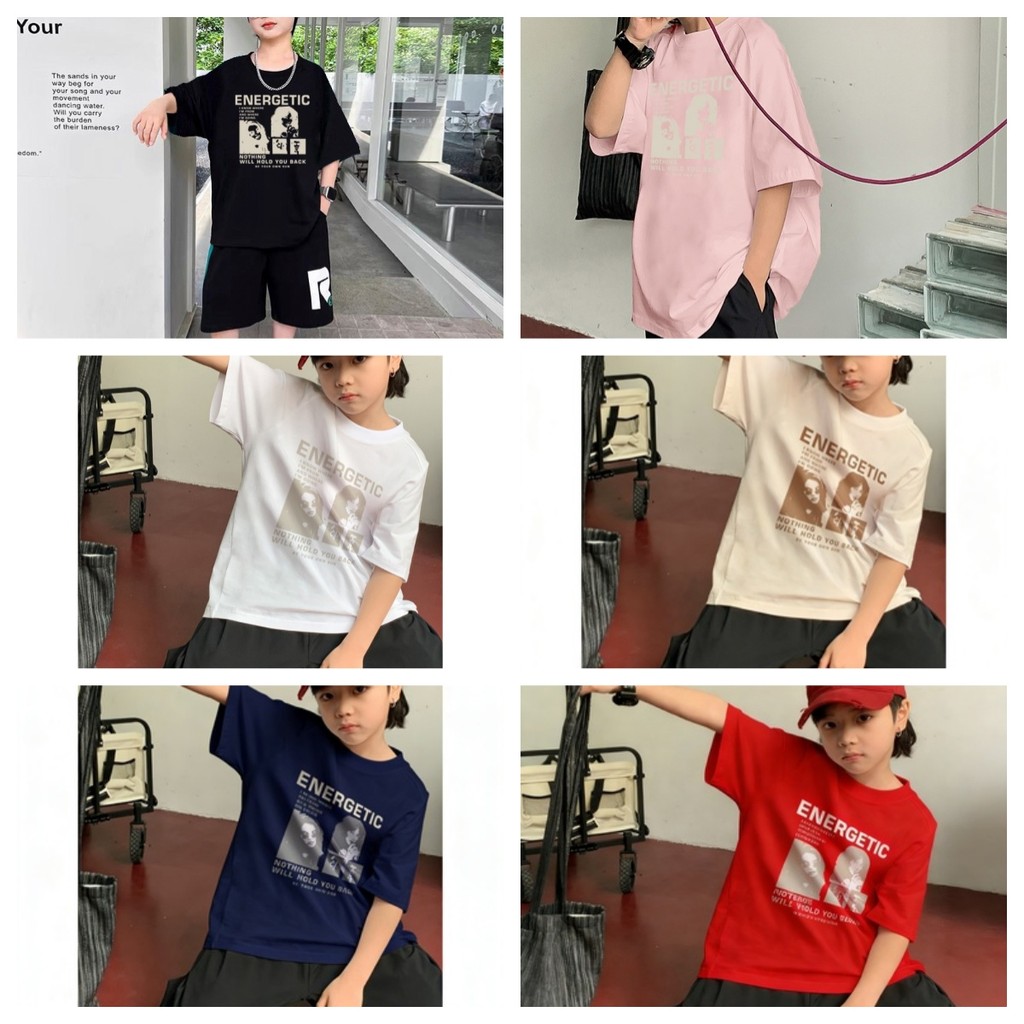 korea style premium baju atasan|Kaos anak perempuan|2-12 Tahun|Pola desain seni suasana penyanyi wan