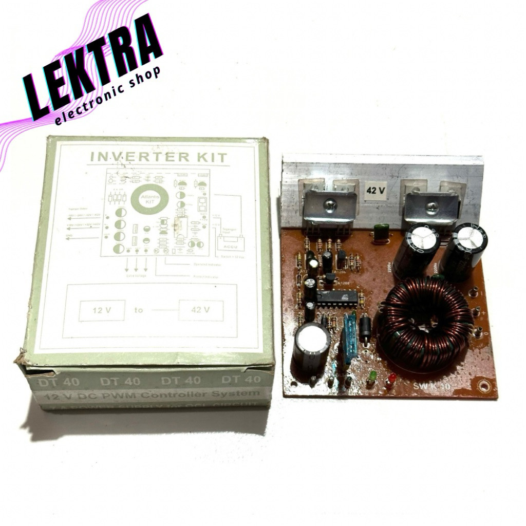 Kit 42v Inverter 12v - 42v Converter DC to CT Bell BGR 12 42 v volt 12volt 42volt