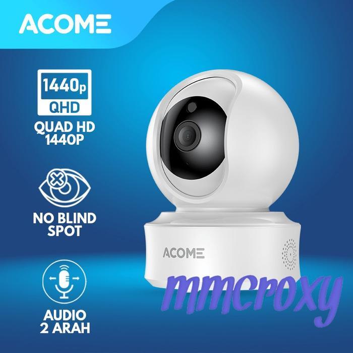 Wonderinc0 Acome APC03 Smart CCTV IP Cam FULL HD 1440P Kamera Dalam Ruangan - APC03 TERLARIS
