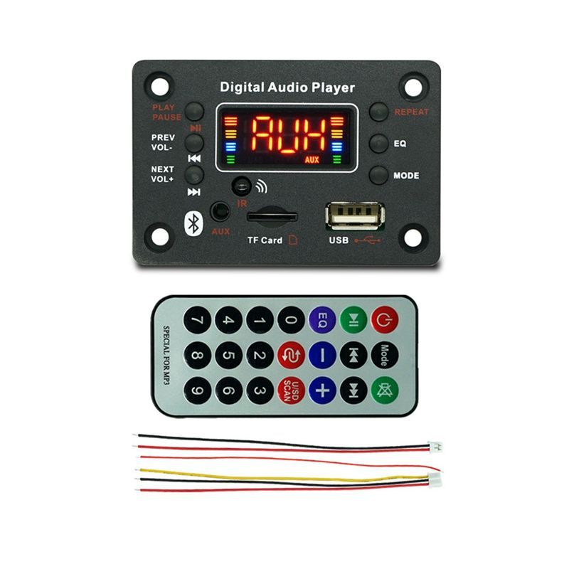 B50BMP3 Player Module BluetoothCompatible JQ With Power Amplifier Decoder Board Amplifier Car FM Rao