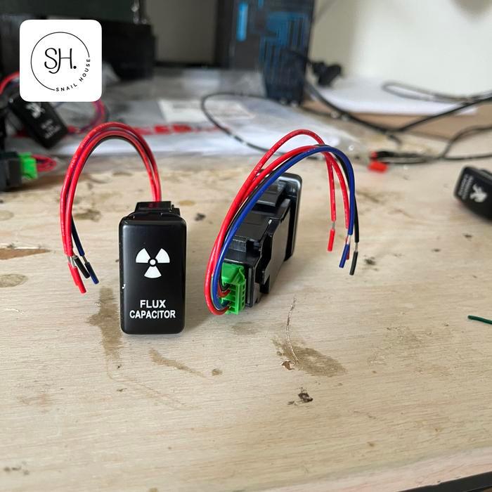 Saklar Switch Foglamp Lampu mobil universal Push Pull Flux Capacitor