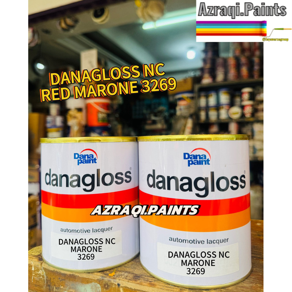 DANAGLOSS NC SOLID RED MARONE 3269 ( 1 KG ) CAT BERKWALITAS 100 % ORIGINAL