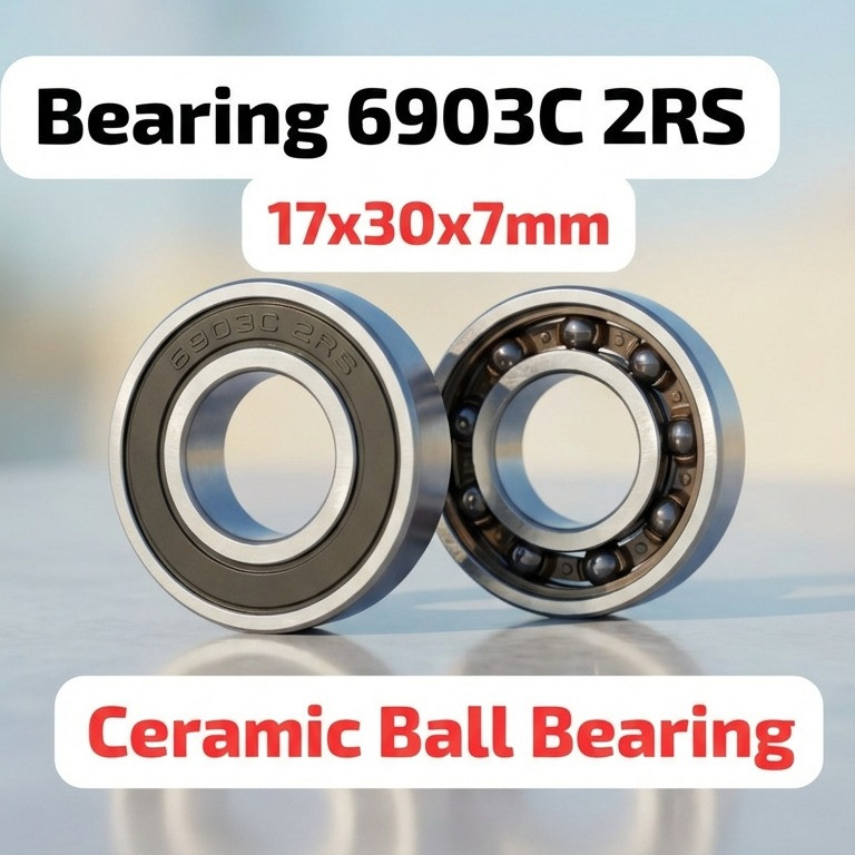 Bearing Laker 6903 6903C 2RS Hub Freehub Sepeda Bike Hybrid Ceramic 17x30x7 mm
