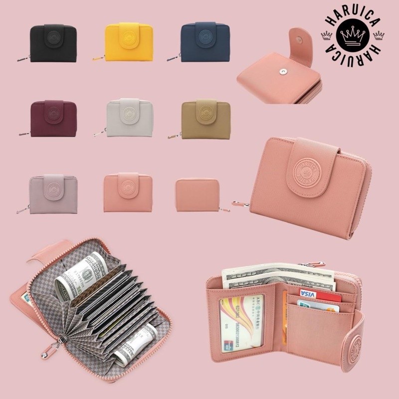 PROMO HARUICA 80106 - dompet lipat  dompet wanita - dompet kartu