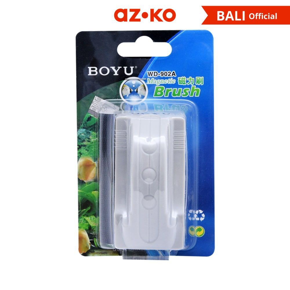 AZKO Boyu Sikat Magnet Pembersih Akuarium Wd-902a Aquarium Magnetic Brush Sikat Pembersih Kaca Akuar