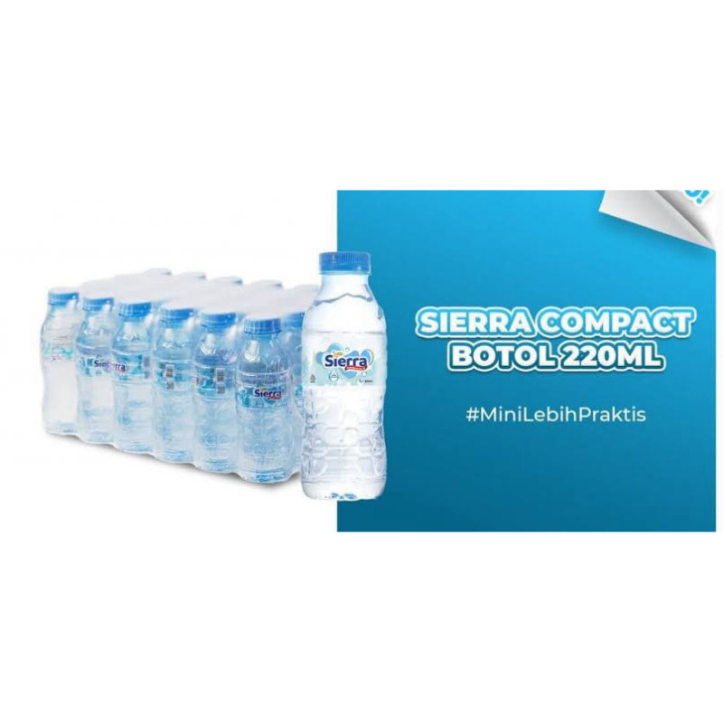 Sierra 220ML / Air Mineral Botol / 1 Krat / 24 Pcs