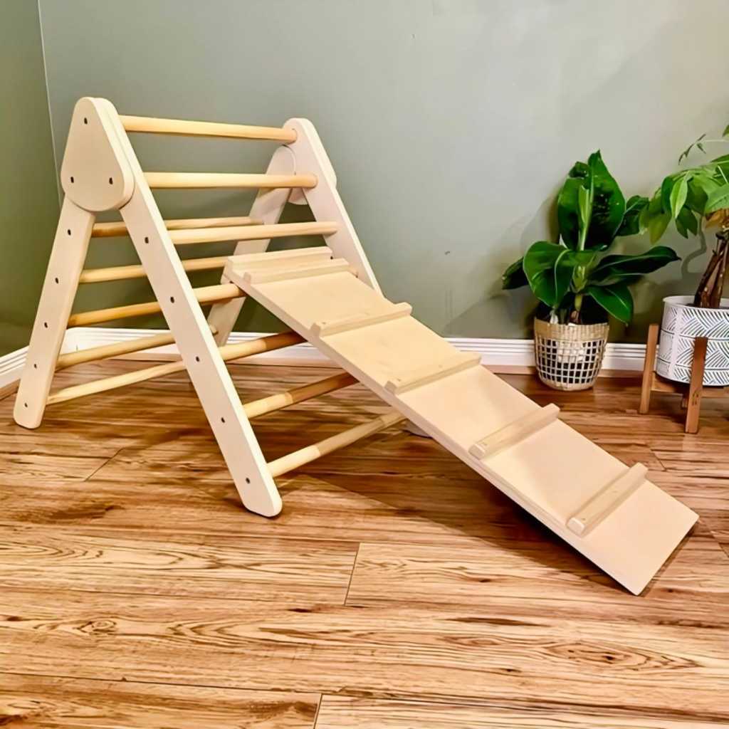 Pikler Triangle - Pickler Prosotan Anak - Perosotan Kayu [KHUALITAS EKSPORT]