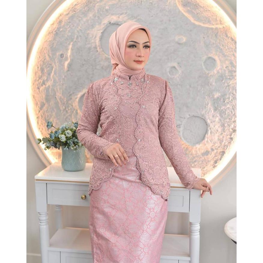 Kebaya Modern Lamaran Batik Baju Couple Kondangan Terbaru 2025 Kebaya Brokat Elegan untuk Kondangan 