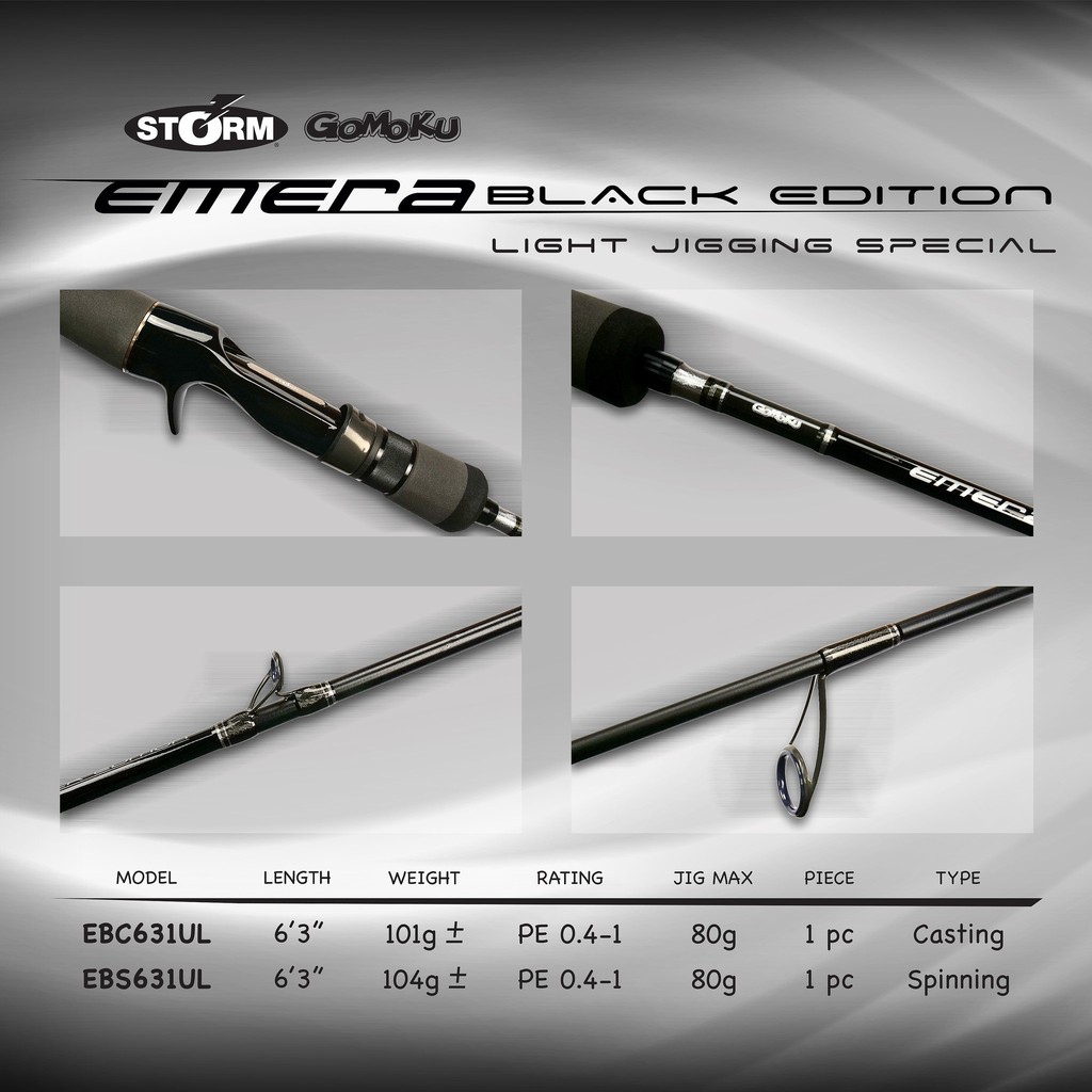 Joran Jigging Storm Gomoku Emera - Rod Ultra Light