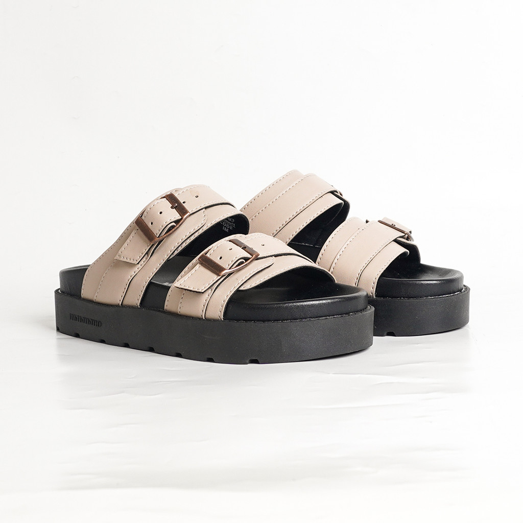 Mimosabi- Sandal Wanita Platform | Wilona Cream Evo