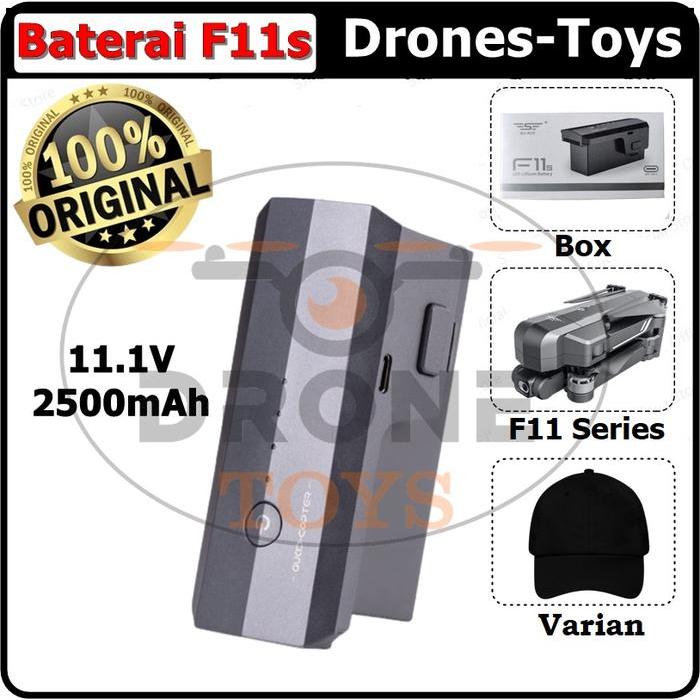 PROMO Battery SJRC F11s 4K Pro 11.1V 2500mAh Lipo Battery Drone Original Batre SJRC F11S 4K PRO+ - N