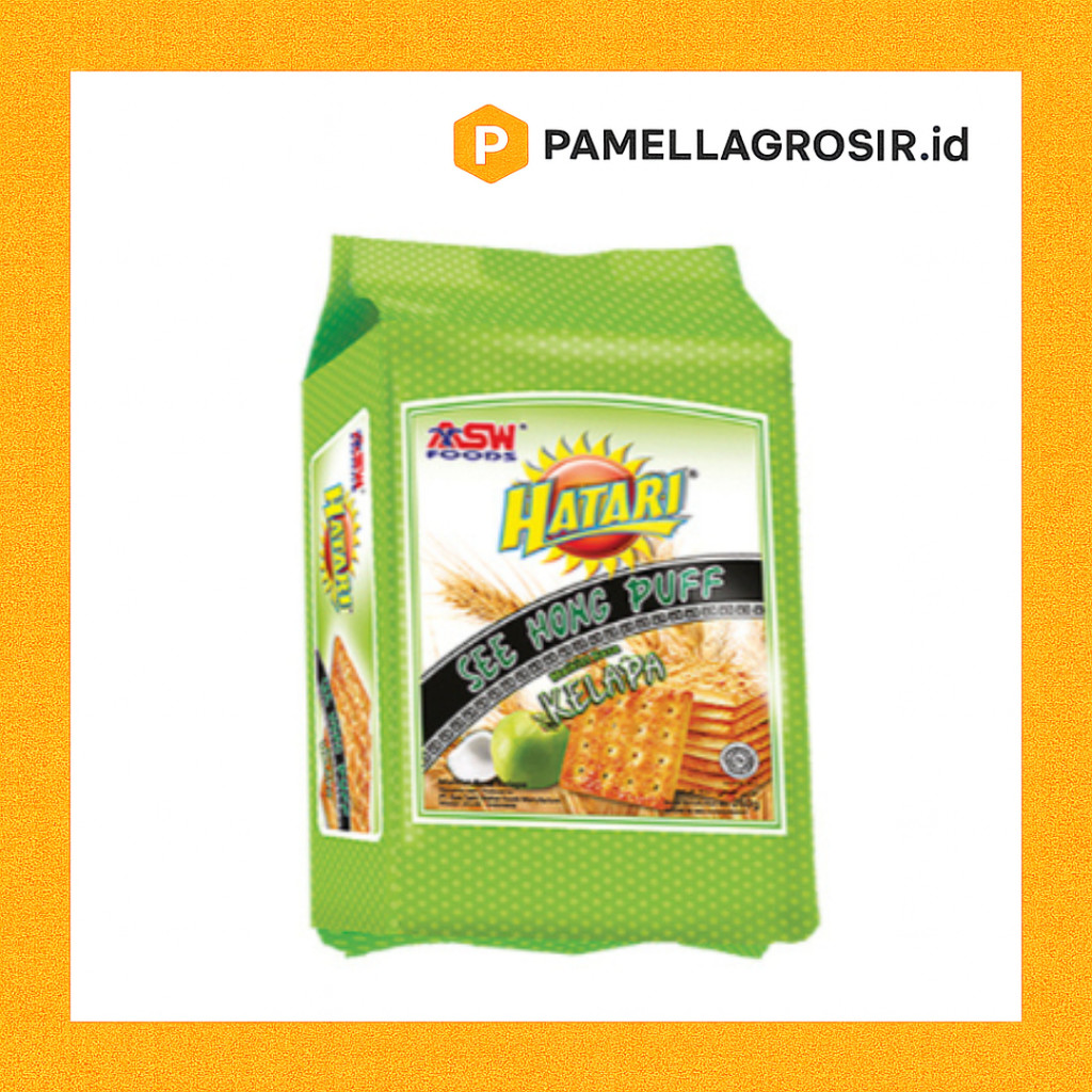 BISKUIT HATARI SEE HONG PUFF 260GR KELAPA
