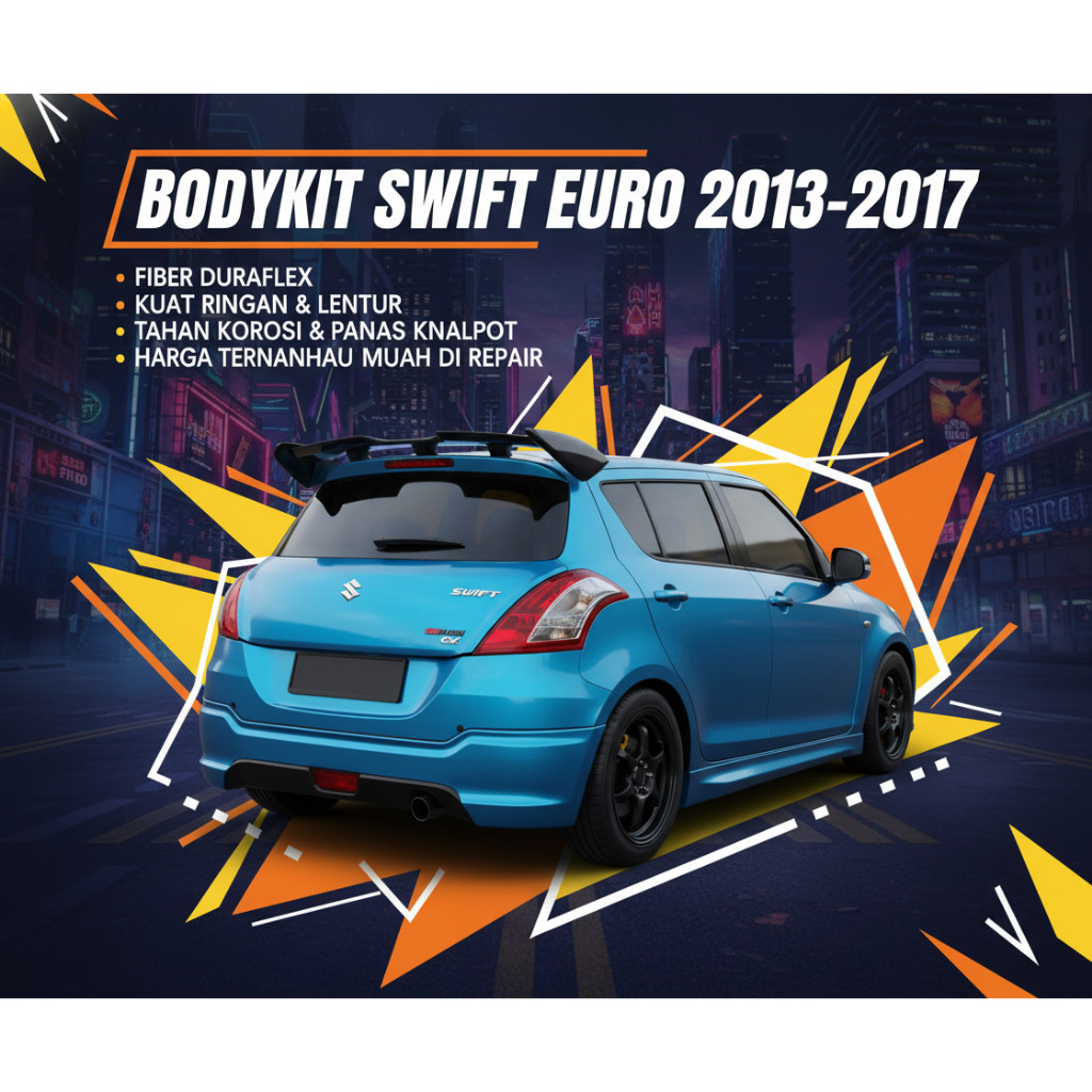 bodykit swift 2013-2017 body kit all new swift euro 2013-2017