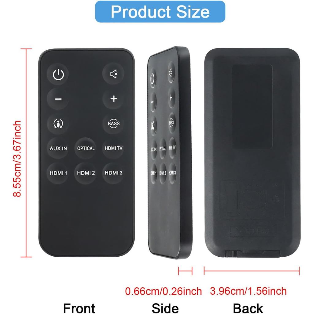 For JBL  al New Remote Control, For JBL Cinema Soundbar Speaker System SB400 SB150 Sound Bar