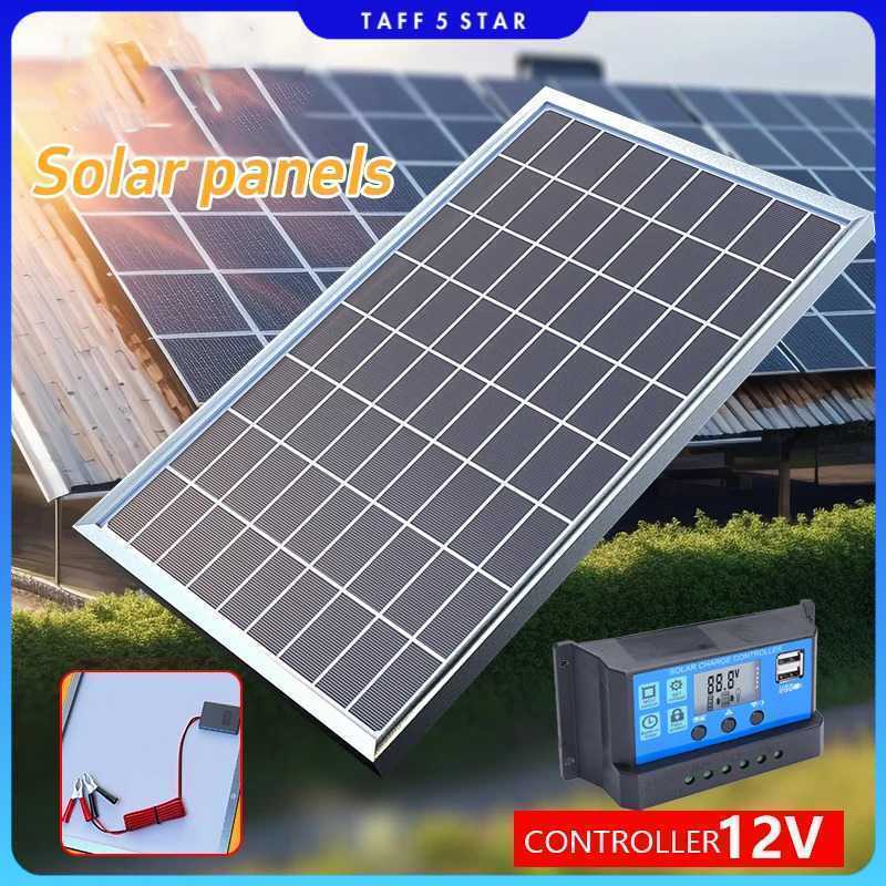 SUNYIMA Solar Panel Polycrystalline 33cm 18V 10W with Controller - SN20