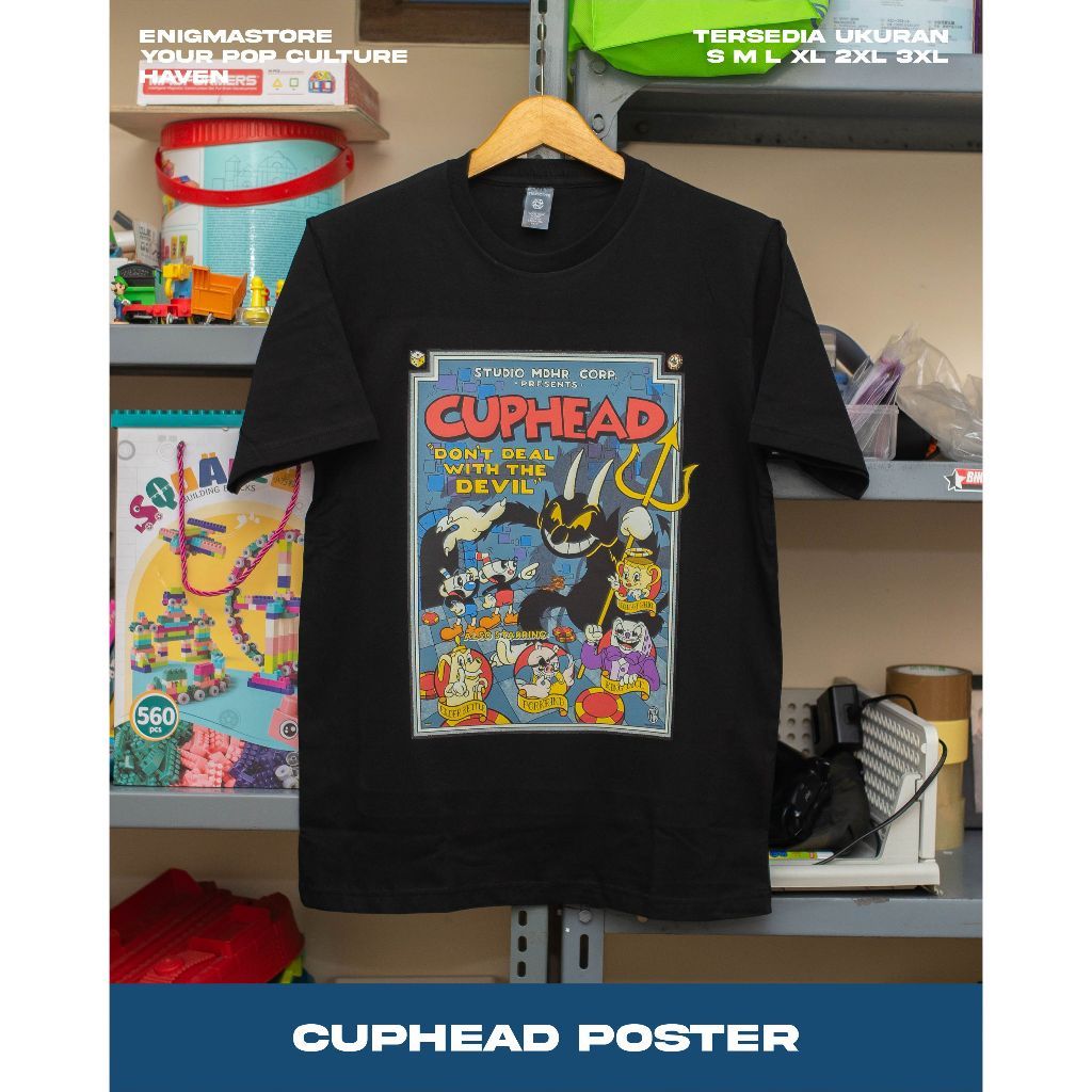 (COD) KAOS CUPHEAD - TSHIRT GAMING