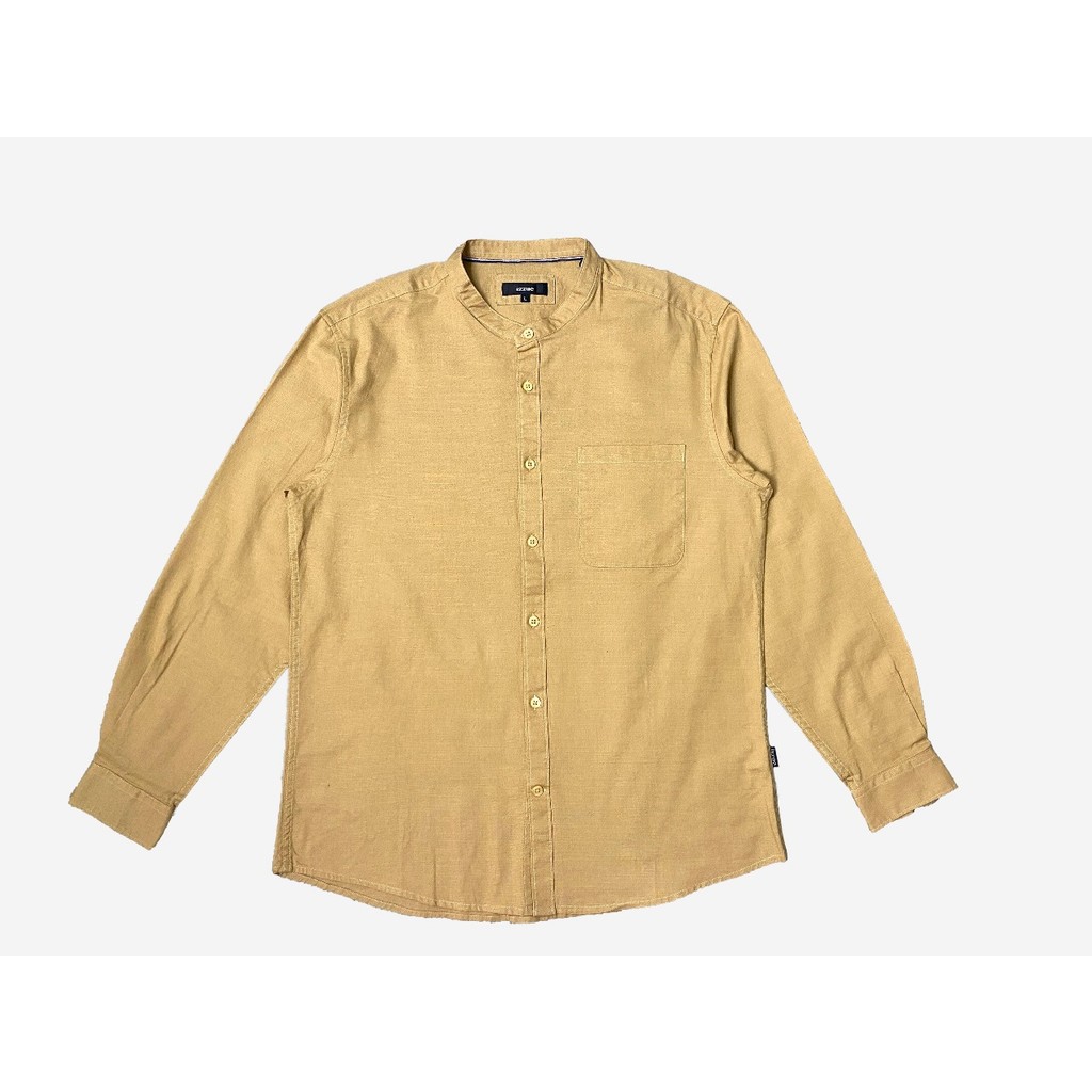 d&f x Izzue kemeja koko L/S kafa - cream