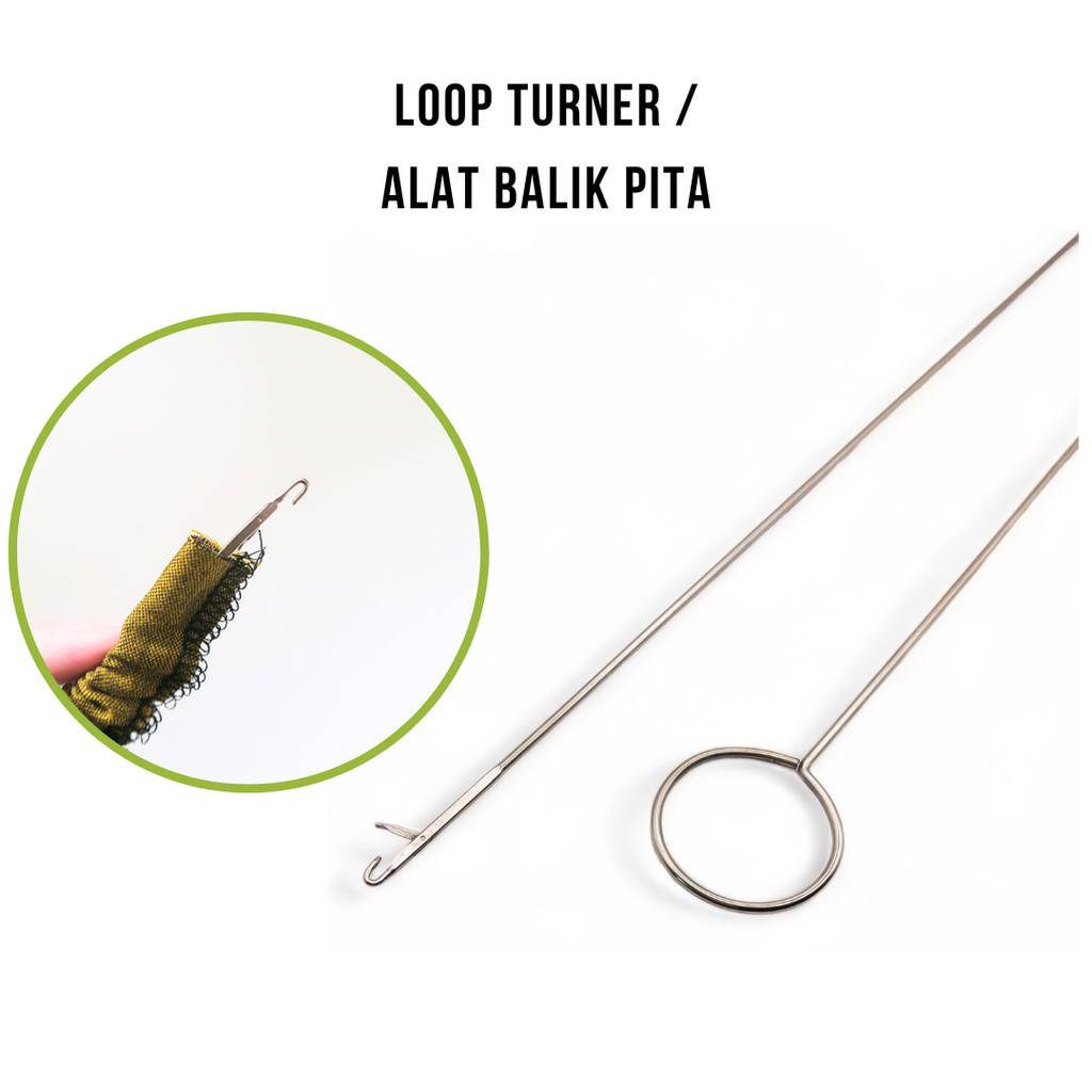 HARTA KARUN Loop Turner Alat Pembalik Tali Kain Alat Pembalik Jahitan