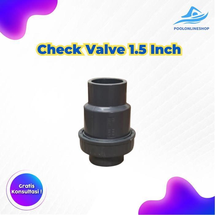 Check Valve PVC 1.5 Inch / PVC 1.5Inch