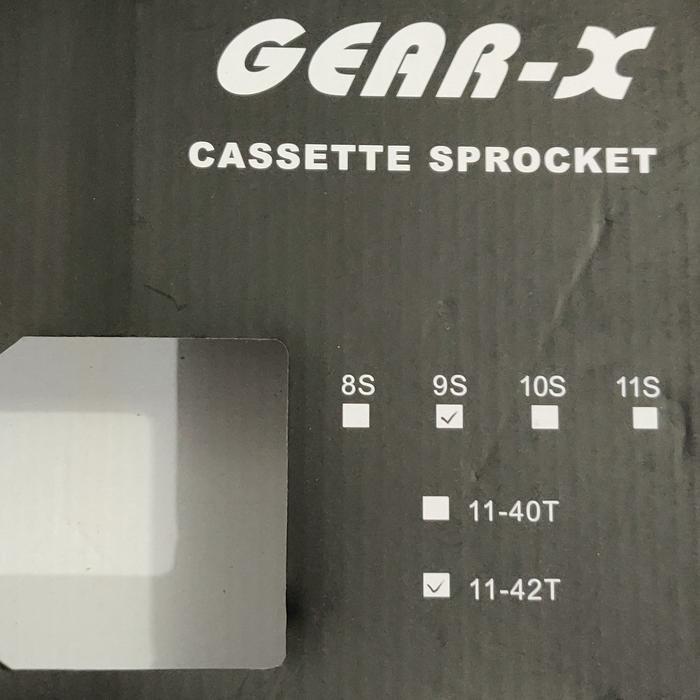 Cassete Sprocket 9 speed 11-42t