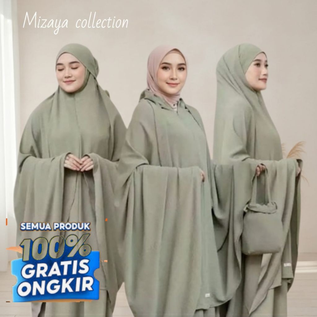 Mukena Cotton  Polos / Mukena Lesti 3in1 Mukena Dewasa Mukena Polos Mukena Jumbo Model Terbaru 2025-