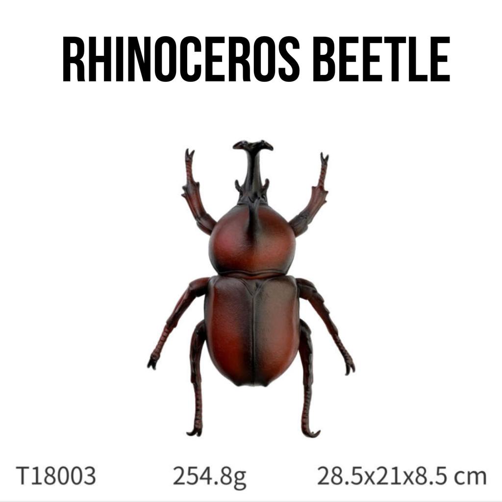 TNG RHINOCEROS BEETLE Kumbang Badak Kumbang Tanduk Dynastinae Soft Toy Ukuran Besar 28.5x21x8.5 Cm M