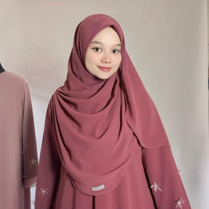 Malaysian Square Muposya || Hijab Malaysia, Muposya Shawl - Dark Gray, Normal (120) Terlaris