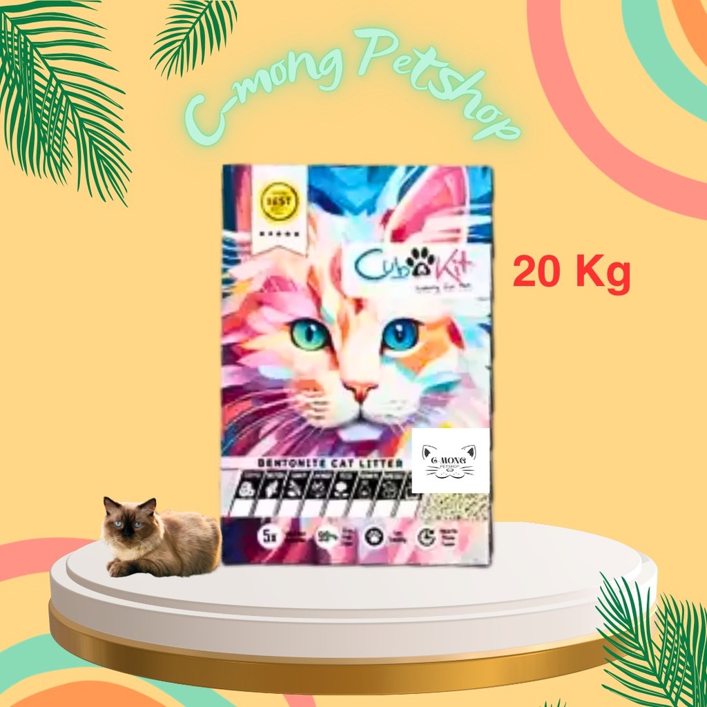 Pasir Gumpal Wangi Pasir Kucing Cub N Kit Freshpack 20Kg (Ekspedisi)