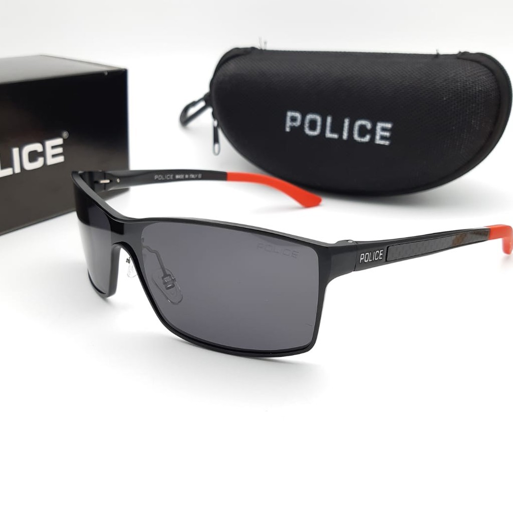 TERMURAHHH promo  COD Sunglass Kacamata Sepeda Pria Police Lens Polarized A1815 Lensa Anti Radiasi T