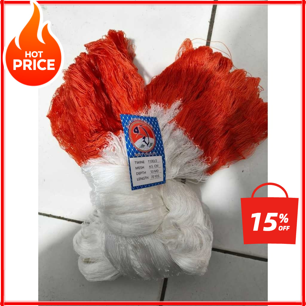 Jaring  Udang NylonJARING APOLLO YOKO / JARING UDANG 3 Lapis 1 3/4Inch 4.5cm