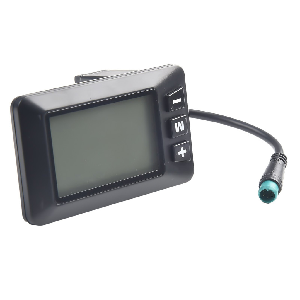 Layar LCD E-Bike Konektor SM Tahan Air JN GD01 Multi Fungsi 36V 48V 80x47mm Aksesoris Bersepeda
