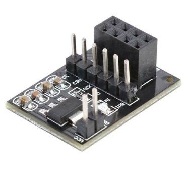 NRF24L01 SOCKET ADAPTER MODULE NRF24L01 WIRELESS TRANSCEIVER ADAPTER for 8 Pin NRF24L01+ Module [IT]