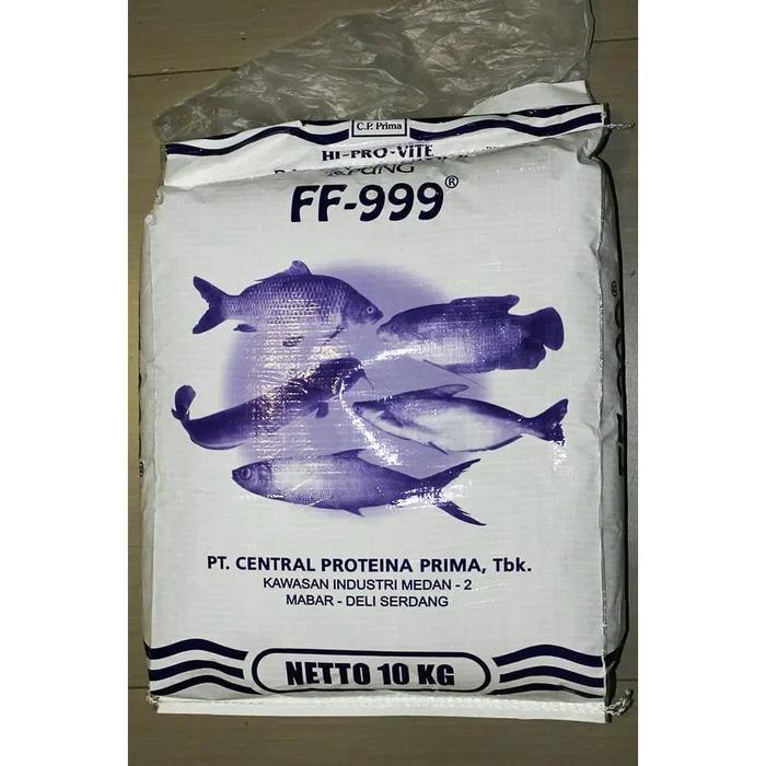 FF999 PAKAN BIBIT IKAN BERAT 1 KG /BENIH LELE/MUJAER/NILA/BANDENG
