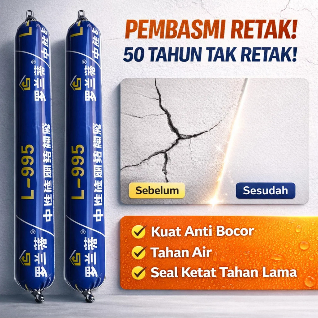 Lem Sealant Anti Bocor Lem Penutup Retak Dinding Lem Lantai Keramik Lem Serbaguna Tahan Air/Produk A