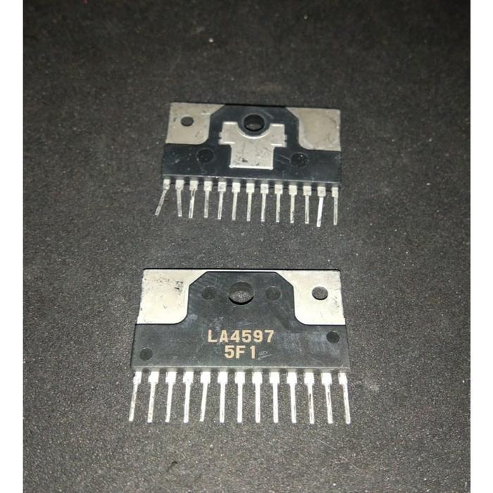 Komponen IC Sirkuit LA4597 2-Channel Power Amp Utk Radio Kaset Recorder