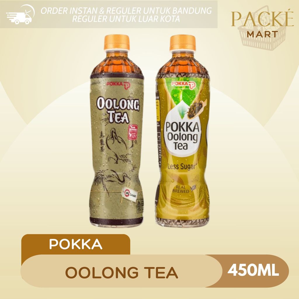 Pokka Oolong Tea 450ml / Teh Oolong Kemasan Botol