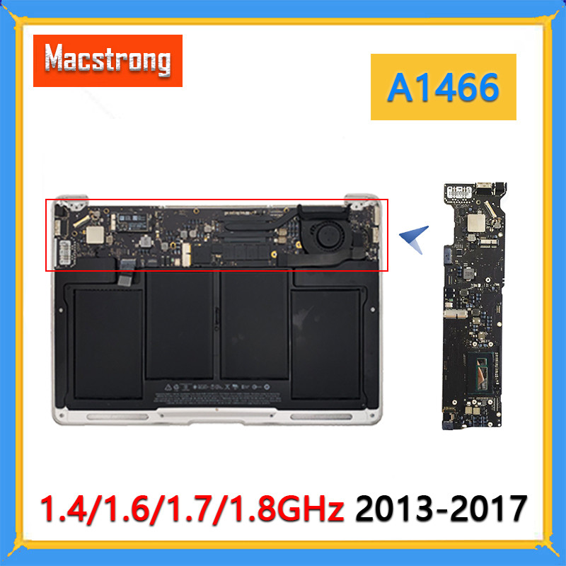 Original A1466 Motherboard 2013 1.4G/1.6G 4GB for MacBook Air 13" A1466 Logic Board 2015  820-00165-
