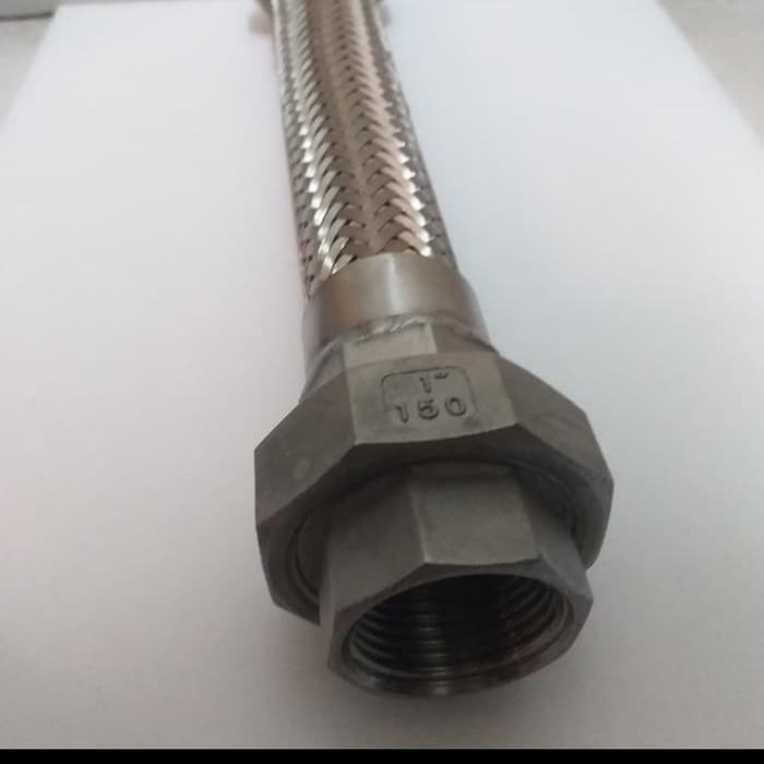 DANAR - Flexible hose stainless watermur 1" inch / Flexible metal hose 80 cm