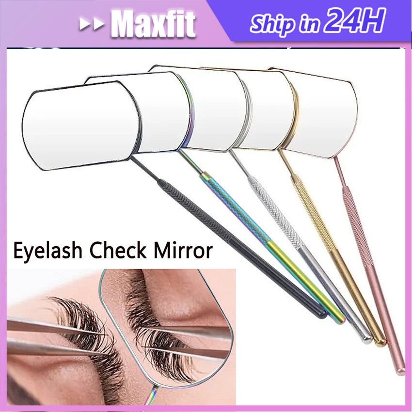 Cermin Kaca Eyelash Extension / Kaca Tanam Bulumata Palsu / Alat Koreksi Bulu Mata Dental Mirror Eye