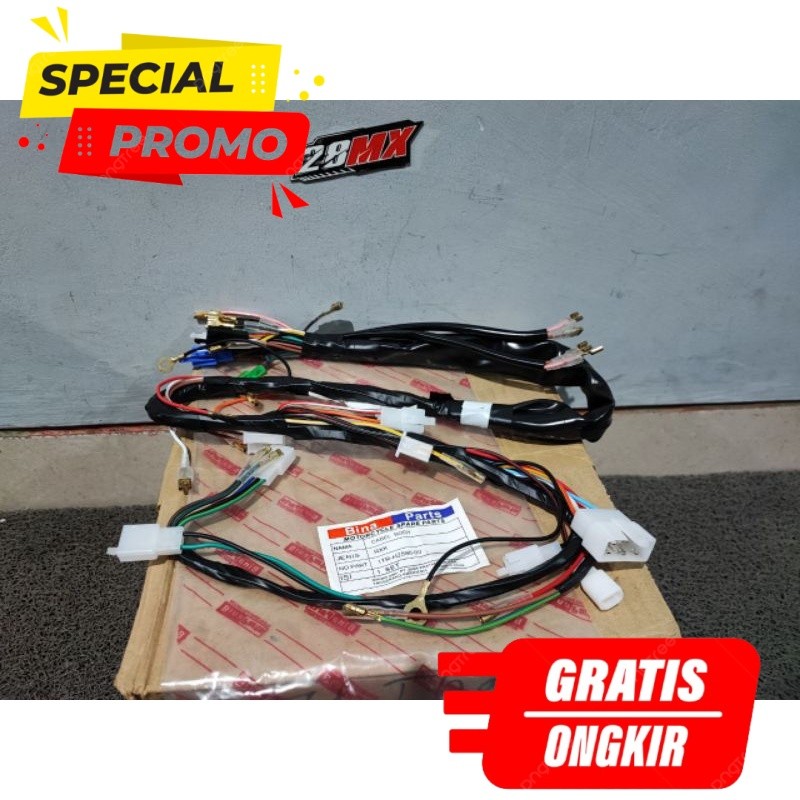 Kabel Body RX King Full Set Wiring Harness Presisi Kode 1TR Yamaha RX King Kobra