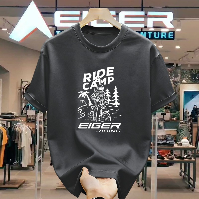 Kaos EIGER Official Pria – Desain Minimalis & Nyaman Dipakai Seharian  baju distro kaos pria origina