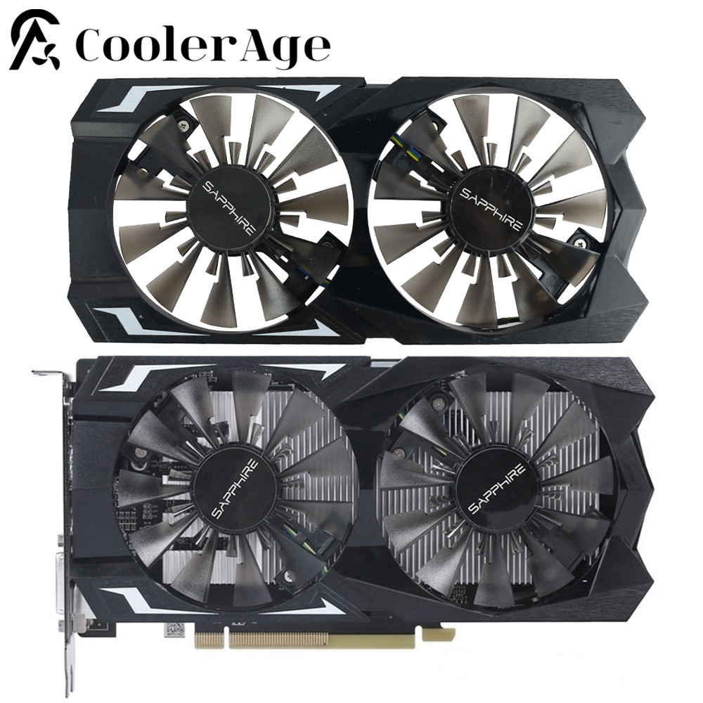 For Sapphire RX 460 Graphics Card Cooling Fan with Case 85MM GA91B2H RX460 Replacement Graphics Card