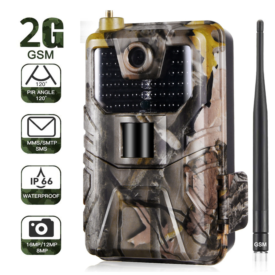 Wildlife  Camera 2G MMS SMTP Trail Camera Email 20MP 1080P Night Vision Photo Trap Cellular Wireless