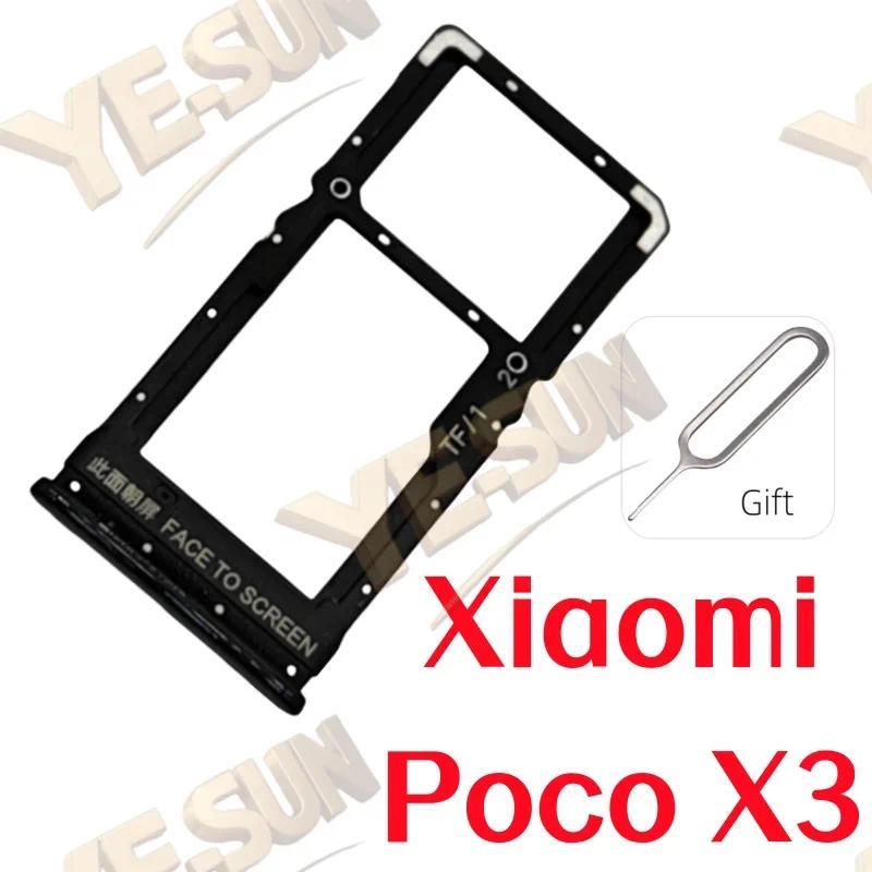 For Xiaomi PocoX3 SIM Card Tray Slot Phone New SIM Card Holder Pocket