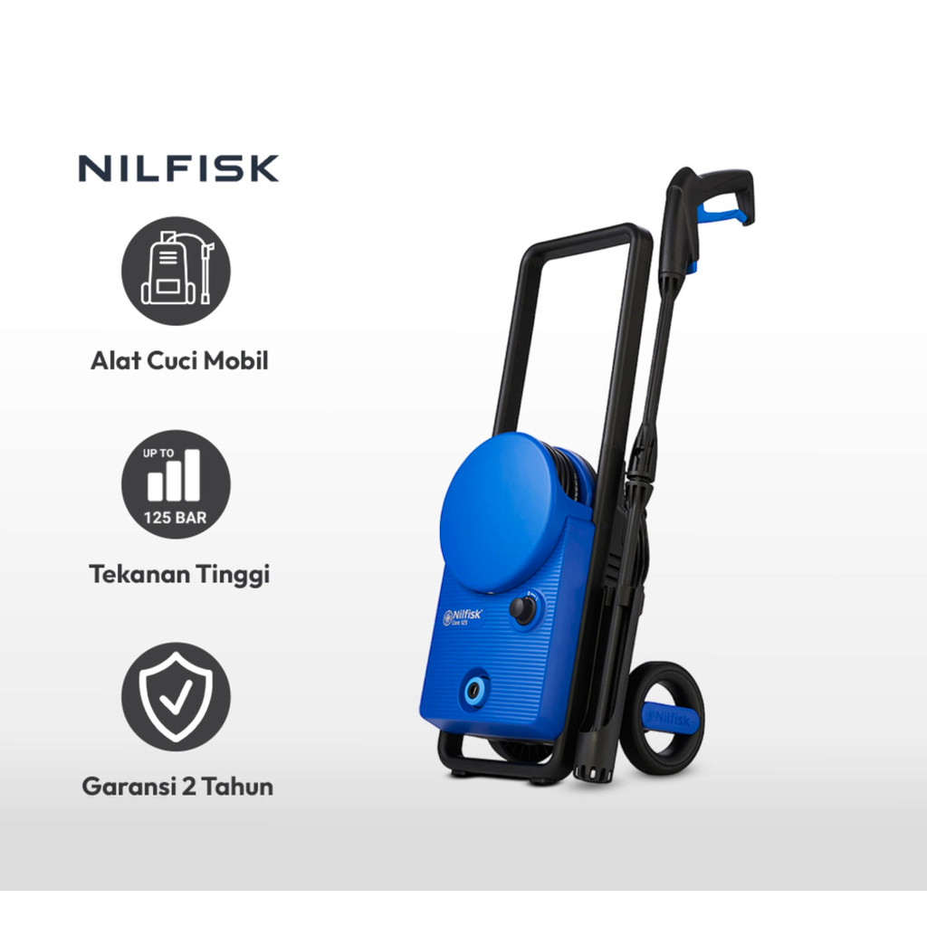 NILFISK HIGH PRESSURE CLEANER COLD HOME USE CORE 125 EU Mesin Steam Cuci Mobil & Motor
